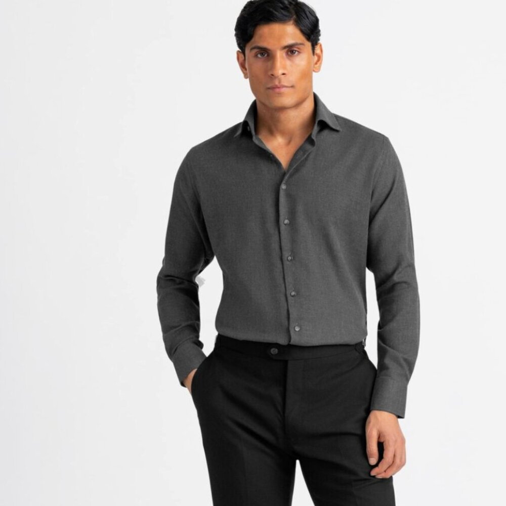 Proper Cloth Thomas Mason cotton and cashmere flannel - Picture 2 of 10